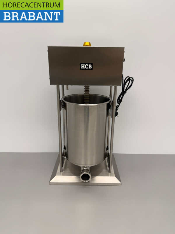 Acier inoxydable Remplisseur de saucisses électrique 20 litres 230V Boucherie – Image 2