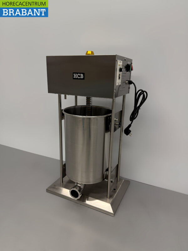 Acier inoxydable Remplisseur de saucisses électrique 20 litres 230V Boucherie – Image 3