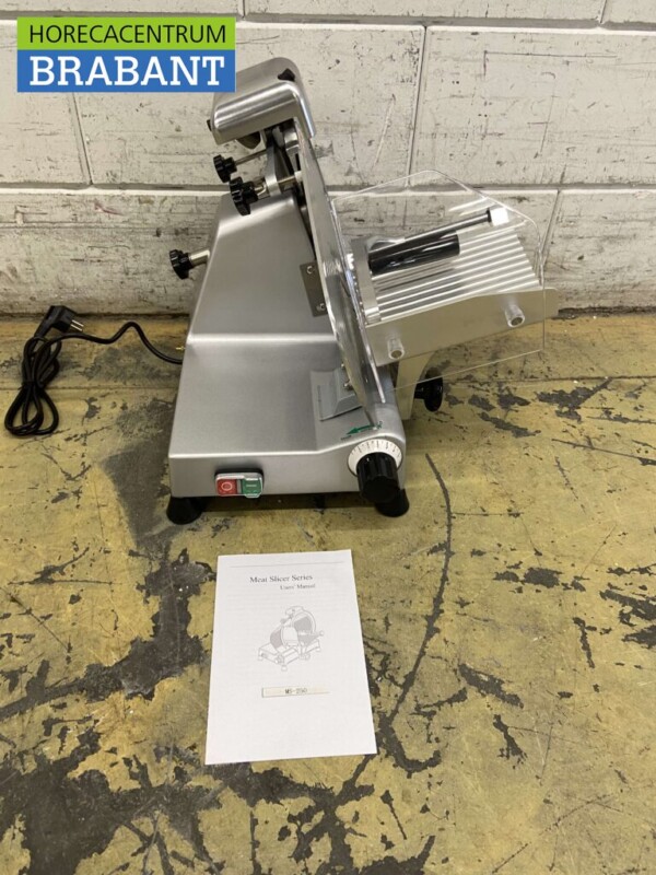 HCB Trancheur de viande Machine à découper 250 mm 230V Restauration Boucherie – Image 2