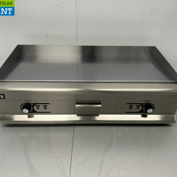 Plaque de cuisson HCB en acier inoxydable Plaque de cuisson chromée 100 cm 400V Horeca