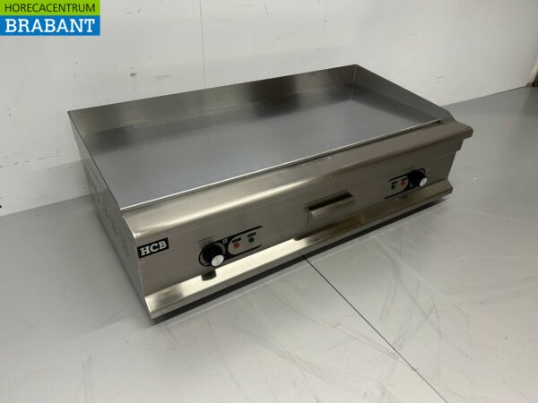 Plaque de cuisson HCB en acier inoxydable Plaque de cuisson chromée 100 cm 400V Horeca – Image 3