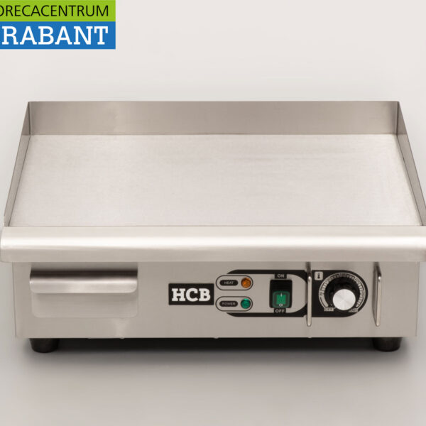 HCB Acier inoxydable Plaque de gril lisse 55 cm 230V Horeca