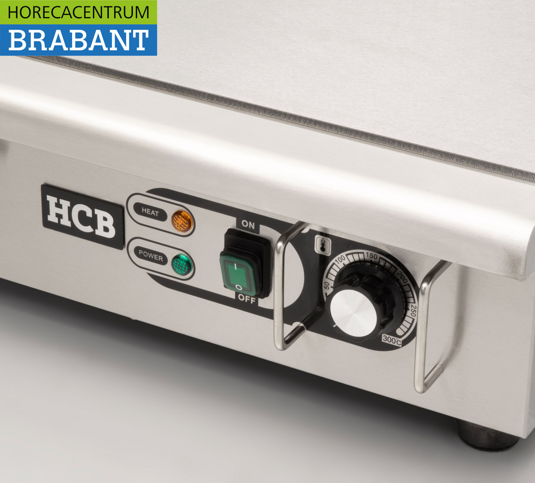 HCB Acier inoxydable Plaque de gril lisse 55 cm 230V Horeca – Image 5