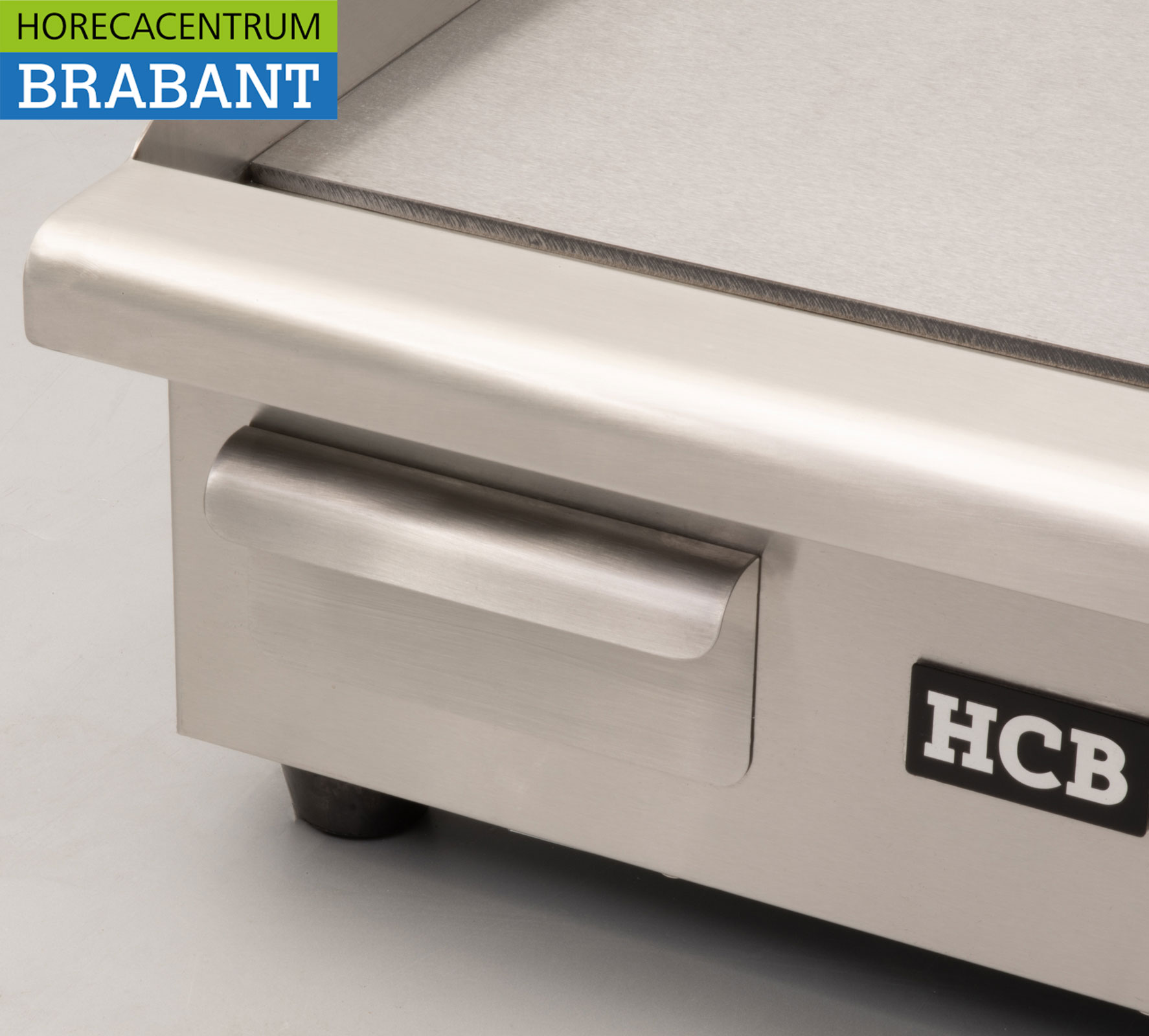 HCB Acier inoxydable Plaque de gril lisse 55 cm 230V Horeca – Image 6