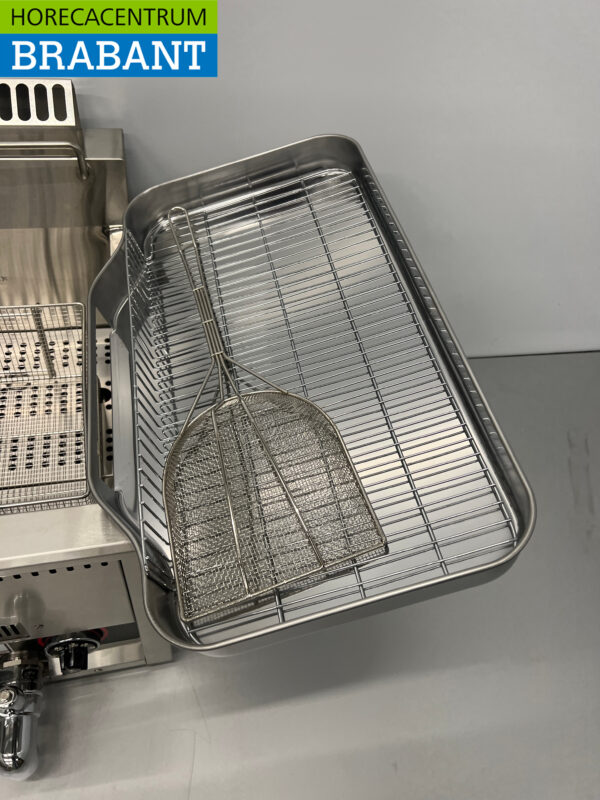 Friteuse double en acier inoxydable 2 x 21 litres PROPAAN gas Catering – Image 7