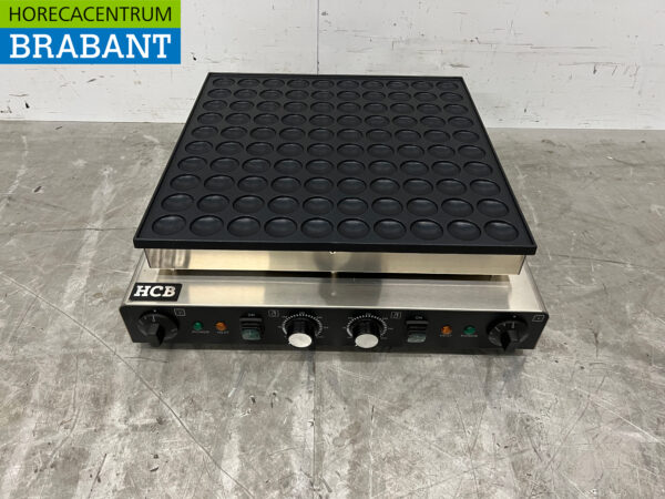 Acier inoxydable Poffertjesplaat Poffertjes baking tray 100 dops 230V Horeca