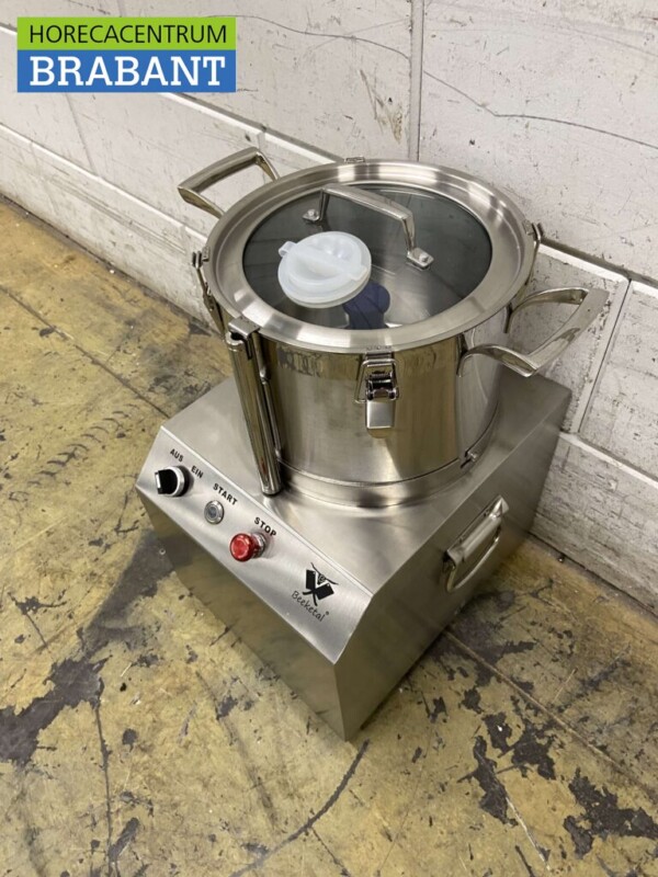 Cutter en acier inoxydable Coupe-légumes 7 litres 230V Horeca – Image 3
