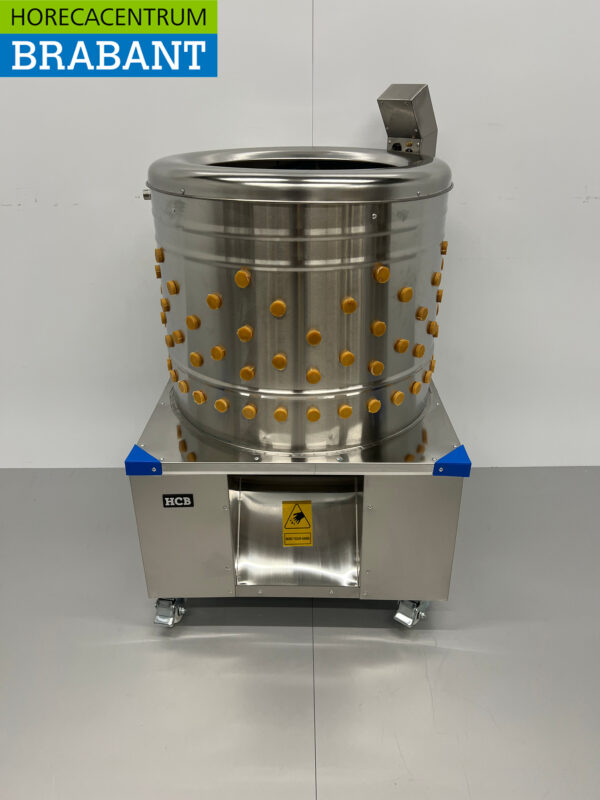 HCB stainless steel Mobile poultry picking machine 300 pieces/hour 230V Horeca