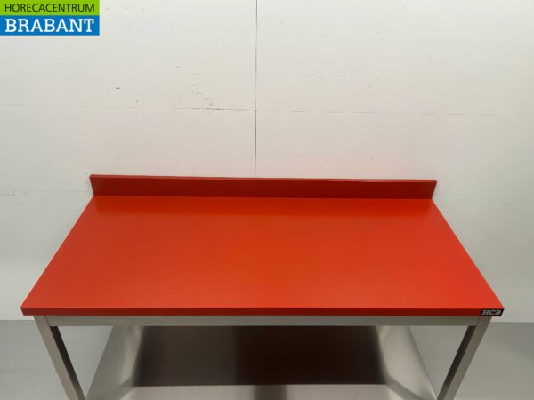 Acier inoxydable HCB Polyéthylène PE Table de découpe Table de travail Premium-line 160 cm Restauration Boucherie – Image 4