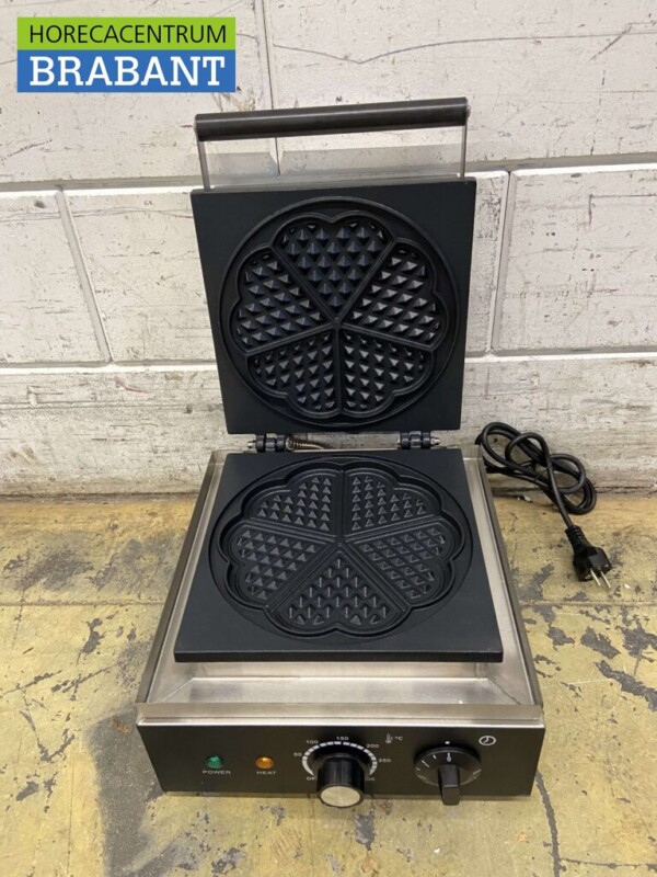 Cœurs de gaufrier en acier inoxydable avec minuterie 230V Restauration – Image 5