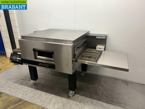 Four tunnel Moretti TT96E en acier inoxydable Four à bande Four à pizza à convoyeur 400V Bj. 2022 Catering – Image 3
