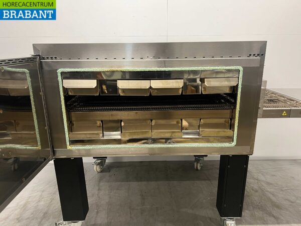Four tunnel Moretti TT96E en acier inoxydable Four à bande Four à pizza à convoyeur 400V Bj. 2022 Catering – Image 4