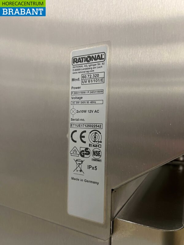SelfCookingCenter Rational en acier inoxydable SCC WE 61 Combisteamer Four à vapeur 400V Horeca – Image 7