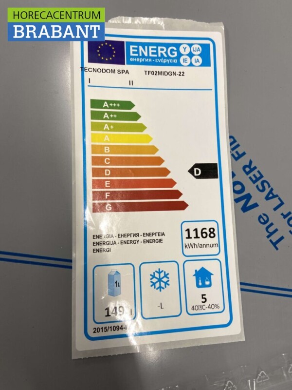 Acier inoxydable Tecnodom Tavolo Établi réfrigéré 4 tiroirs 142 cm 230V Horeca – Image 5