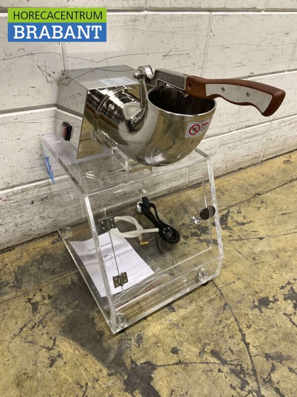 Broyeur à glace chromé Broyeur à glace en plexiglas bunker 20 kg par heure 230V Horeca – Image 4