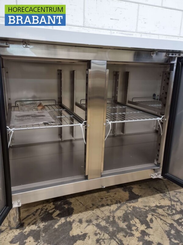 Acier inoxydable HCB Établi réfrigéré 3 portes 179,5 cm 230V Horeca – Image 5