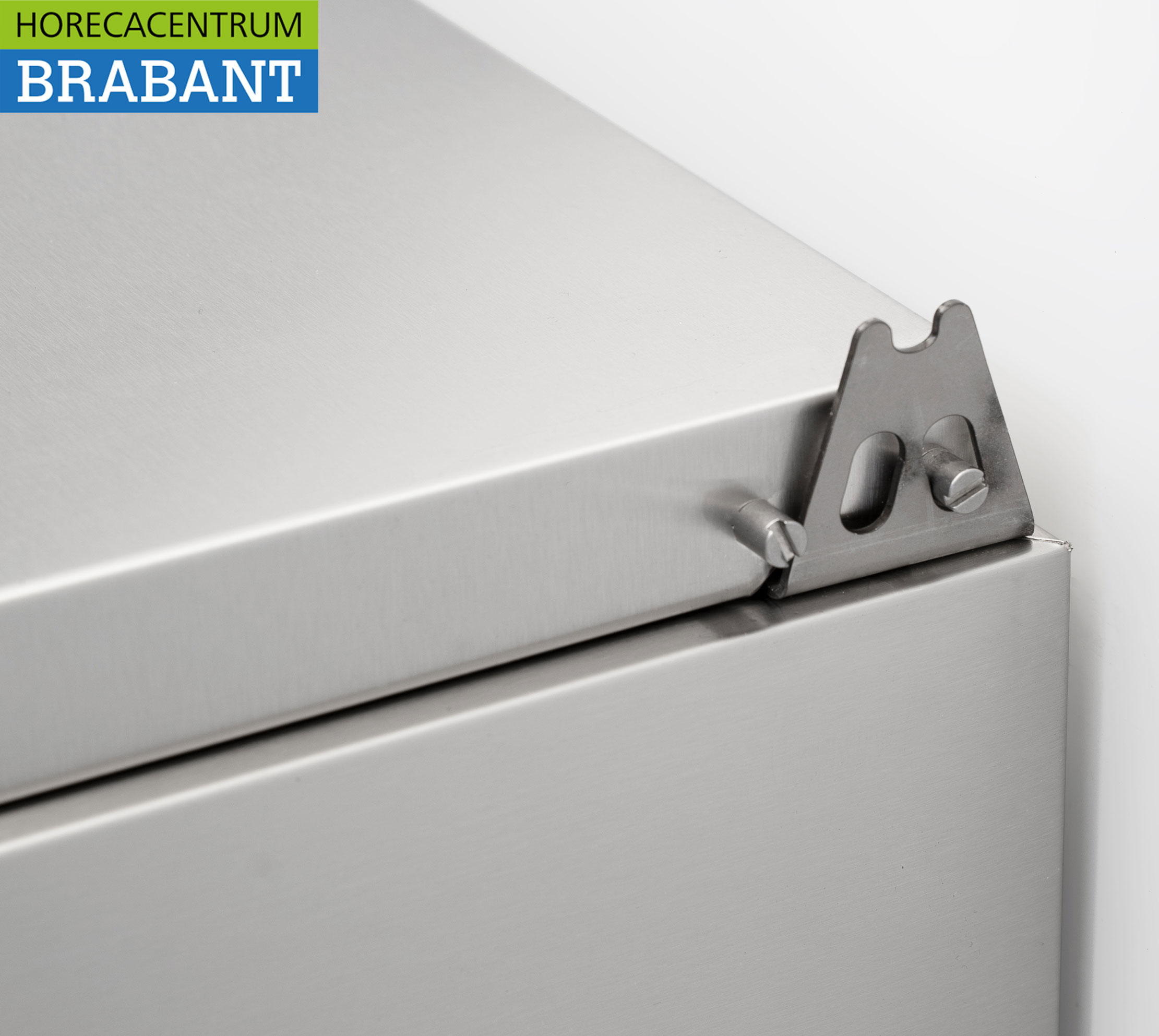HCB inox Saladette Réfrigérée Comptoir 2 portes 1/1 GN 90 cm 230V Horeca – Image 6