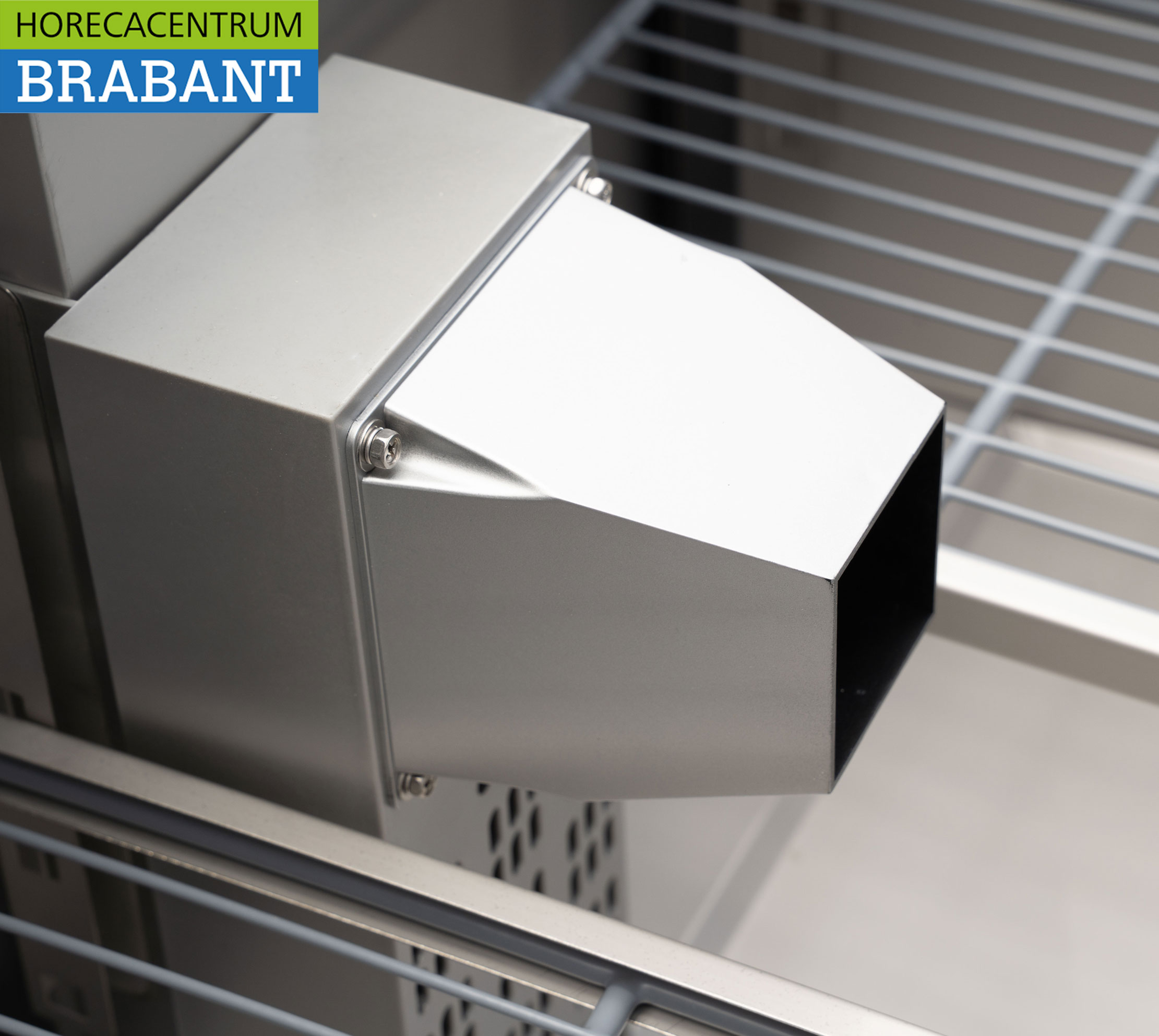HCB inox Saladette Réfrigérée Comptoir 2 portes 1/1 GN 90 cm 230V Horeca – Image 8