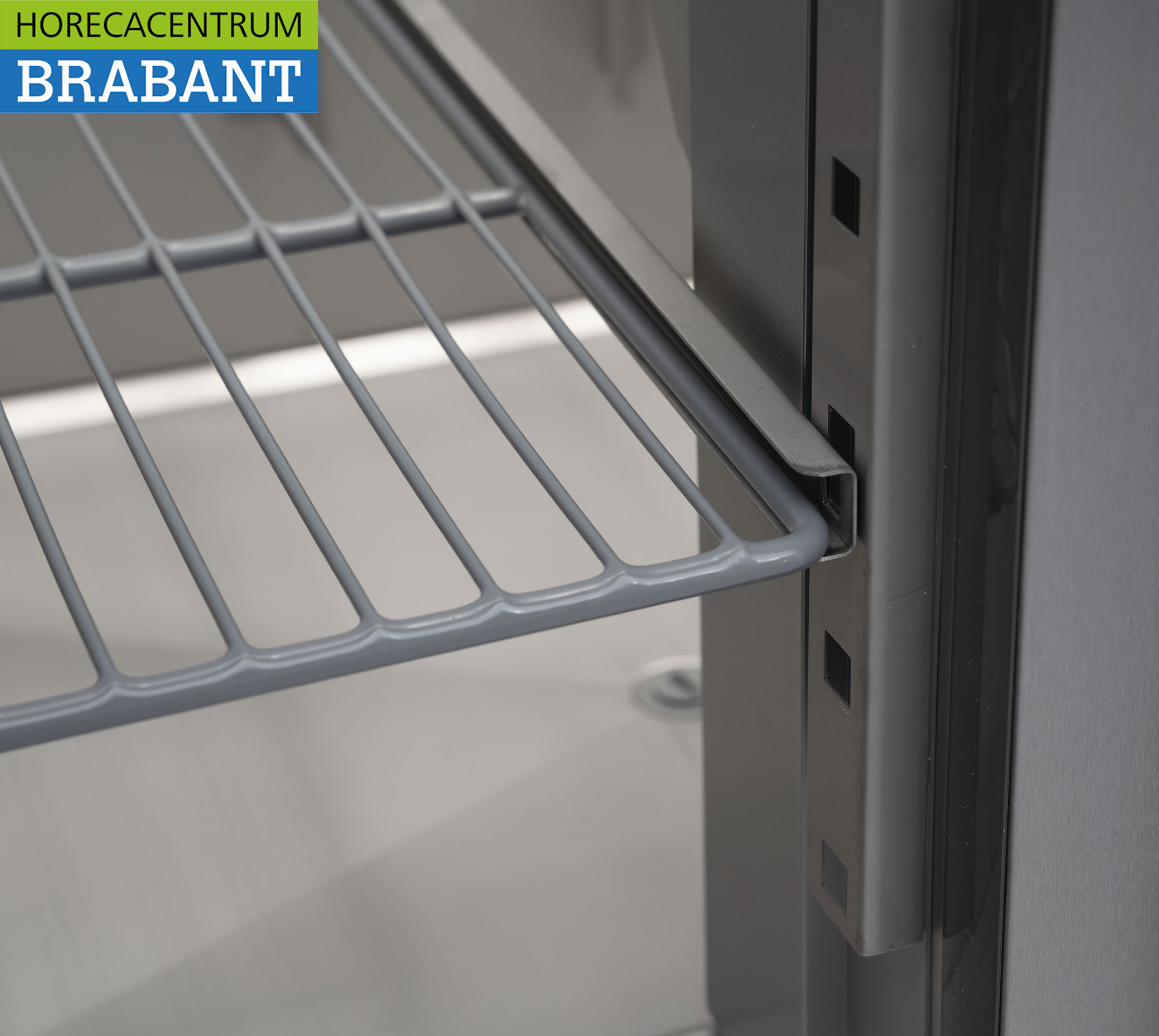 HCB inox Saladette Réfrigérée Comptoir 2 portes 1/1 GN 90 cm 230V Horeca – Image 10