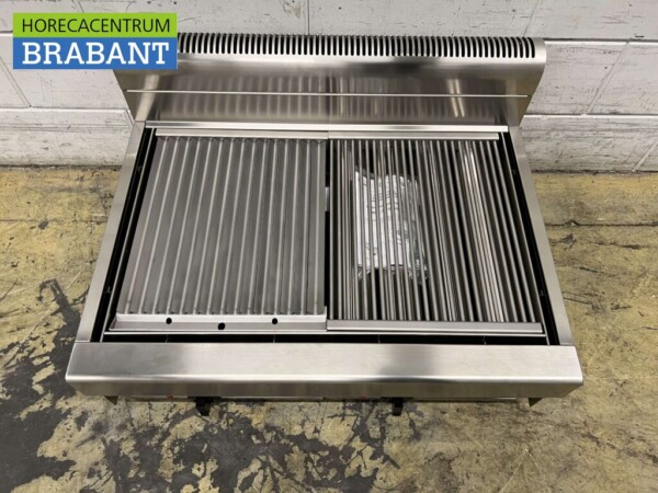 Gril à gaz Parker en acier inoxydable Gril GAS 82 cm Horeca – Image 2