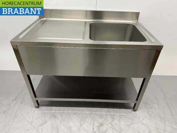 Evier en acier inoxydable Premium-line Modèle soudé 120 cm Horeca