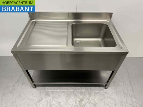 Evier en acier inoxydable Premium-line Modèle soudé 120 cm Horeca – Image 4