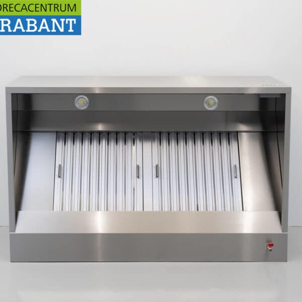 Hotte aspirante HCB en acier inoxydable, gamme Premium, moteur 1 500 m³, modèle en caisson de 150 cm, 230 V, secteur de la restauration