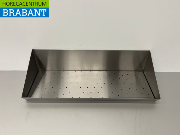 Plateau à frites en acier inoxydable Chips Premium-line 80 cm Cafétéria Restauration – Image 2
