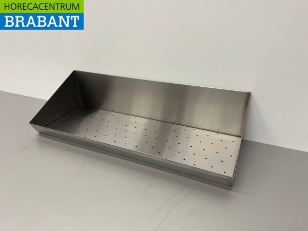 Plateau à frites en acier inoxydable Chips Premium-line 80 cm Cafétéria Restauration – Image 3