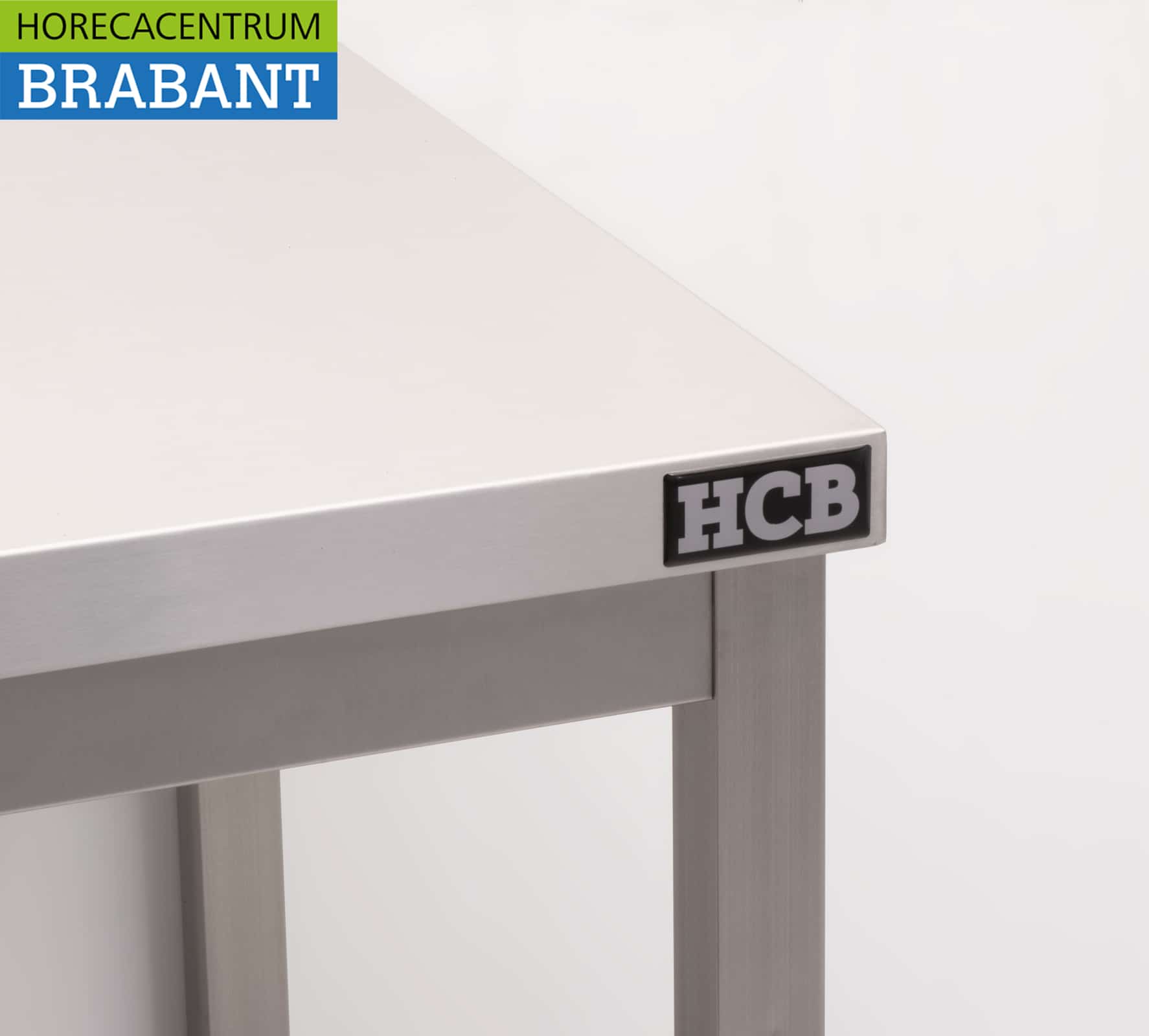 Table de travail HCB en acier inoxydable, gamme Premium, 140 x 70 x 60 cm, secteur de la restauration – Image 4