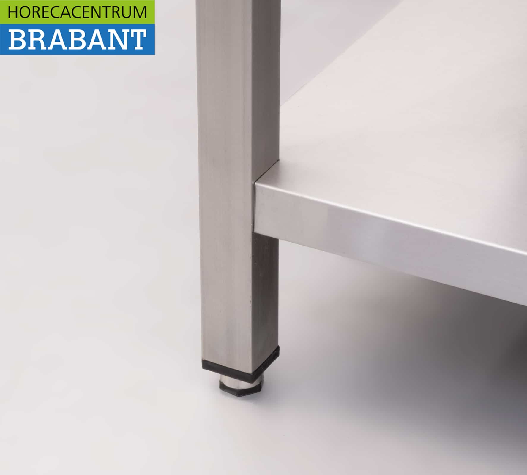Table de travail HCB en acier inoxydable, gamme Premium, 140 x 70 x 60 cm, secteur de la restauration – Image 6
