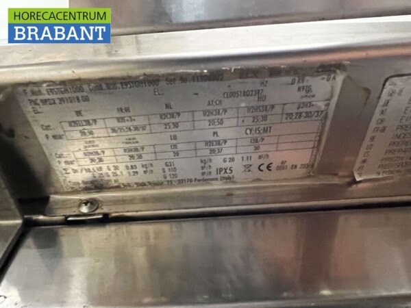 Acier inoxydable Electrolux Ligne de cuisson Double friteuse Bain marie Friteuse 440 cm GAS Restauration – Image 16