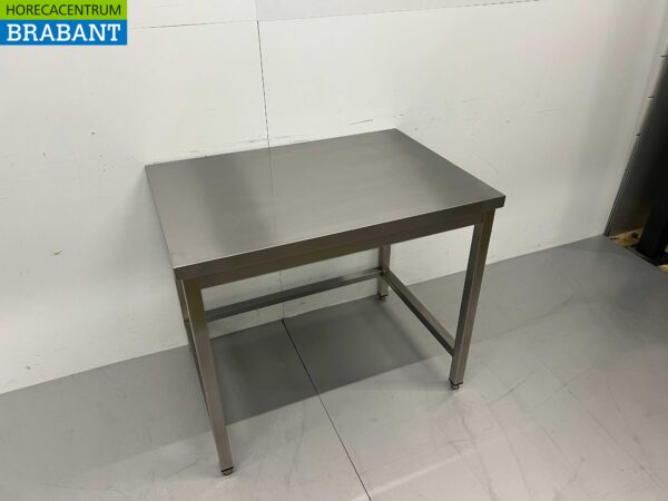 Table de travail en acier inoxydable Premium-line 100 x 70 x 85 cm Restauration – Image 2