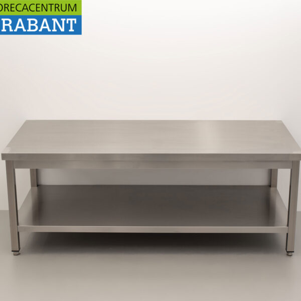Table de travail HCB en acier inoxydable Premium-line 160 x 70 x 60 cm Restauration