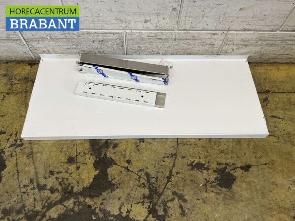 HCB acier inoxydable Etagère murale 100 x 40 cm Horeca – Image 2