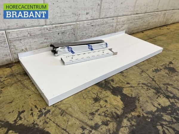 HCB acier inoxydable Etagère murale 100 x 40 cm Horeca – Image 4