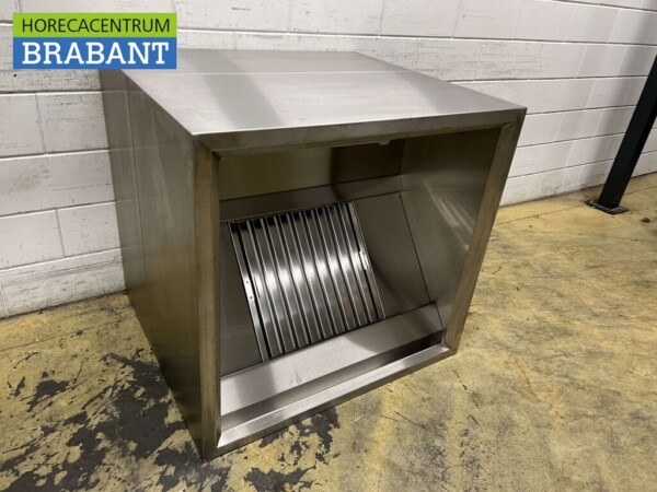 Hotte aspirante en acier inoxydable Hotte aspirante avec filtres à lamelles 100 x 95 cm Modèle de boîte Horeca – Image 3