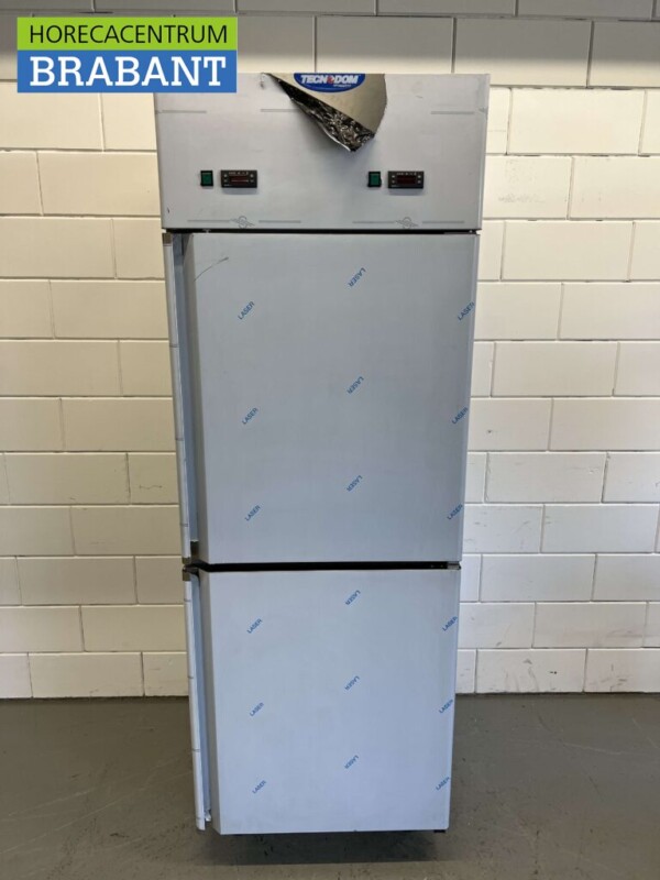 Combinaison réfrigérateur-congélateur Tecnodom en acier inoxydable 700 litres 230V Horeca