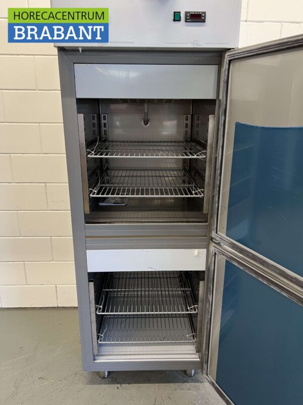 Combinaison réfrigérateur-congélateur Tecnodom en acier inoxydable 700 litres 230V Horeca – Image 6