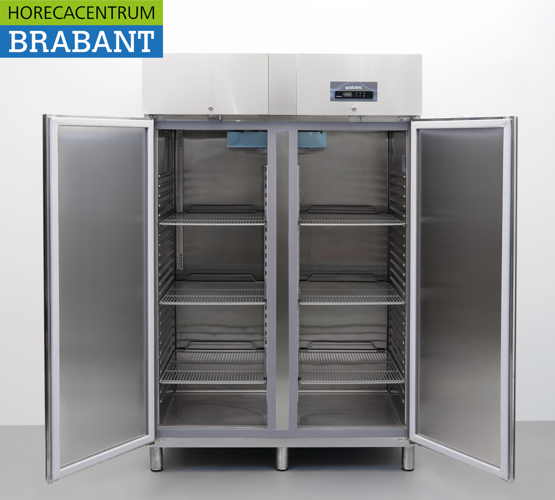 Acier inoxydable Coreco Premium Réfrigérateur à deux portes 1404 litres 230V Horeca – Image 4