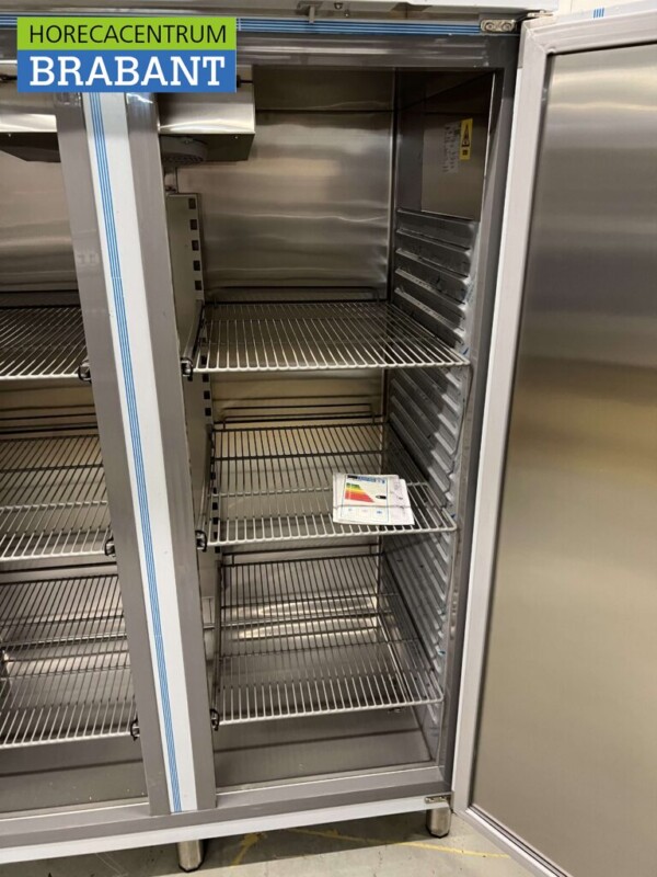 Acier inoxydable Coreco Premium Réfrigérateur à deux portes 1404 litres 230V Horeca – Image 5
