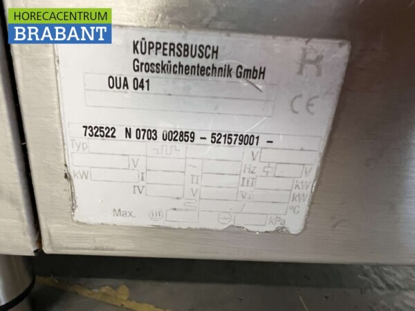 Acier inoxydable Kuppersbusch Multikoker Multicooker Rôtissoire Rôtissoire 150 cm 400V Horeca – Image 11
