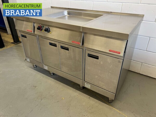 Acier inoxydable Kuppersbusch Multikoker Multicooker Rôtissoire Rôtissoire 150 cm 400V Horeca – Image 4