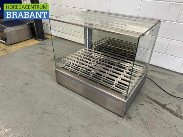 Vitrine Ubert Hot en acier inoxydable Bj. 2020 80 cm 230V Horeca – Image 3