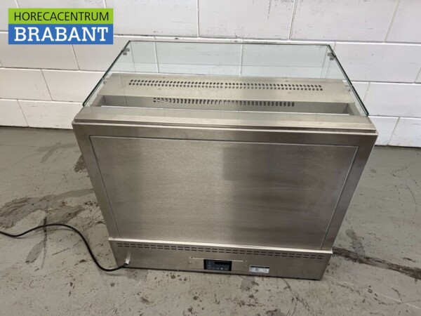 Vitrine Ubert Hot en acier inoxydable Bj. 2020 80 cm 230V Horeca – Image 4