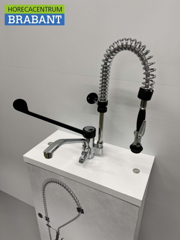 Monolith Prewash shower Flush valve with single lever mixer tap Horeca – Image 2