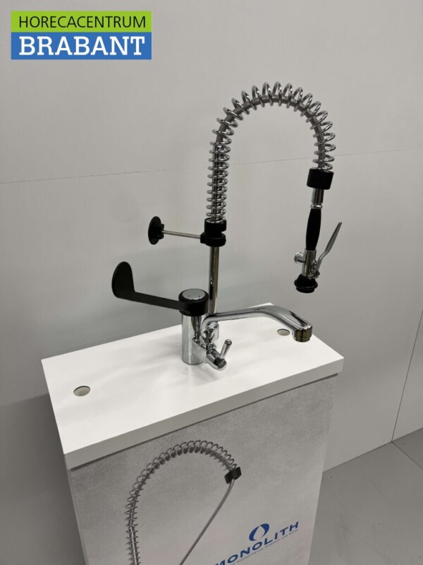 Monolith Prewash shower Flush valve with single lever mixer tap Horeca – Image 3