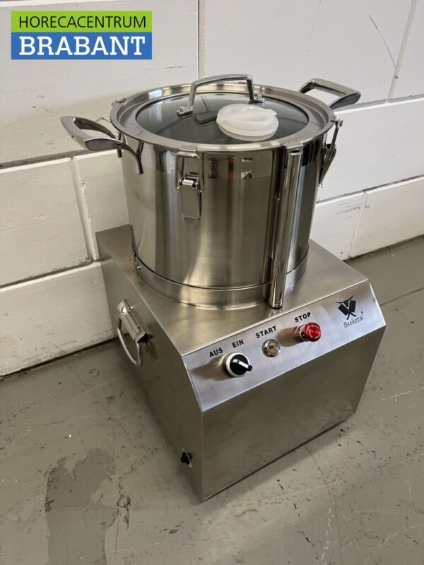 Cutter en acier inoxydable Coupe-légumes 10 litres 230V Horeca – Image 2