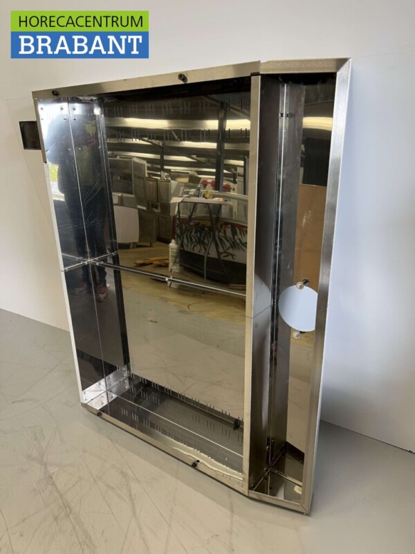 Hotte aspirante Moretti en acier inoxydable Hotte pour four à pizza 132,5 x 109 cm Horeca – Image 4