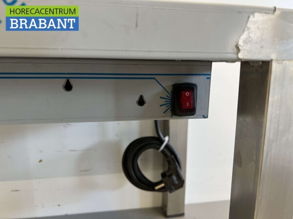Pont chauffant en acier inoxydable Grille chauffante 100 cm Restauration – Image 5